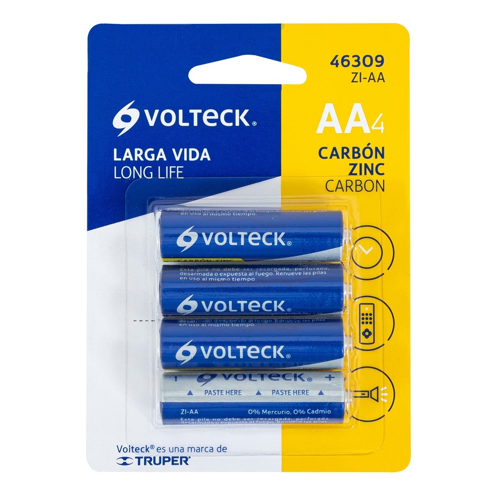 VOLTECK PILAS AA(POR PIEZA)