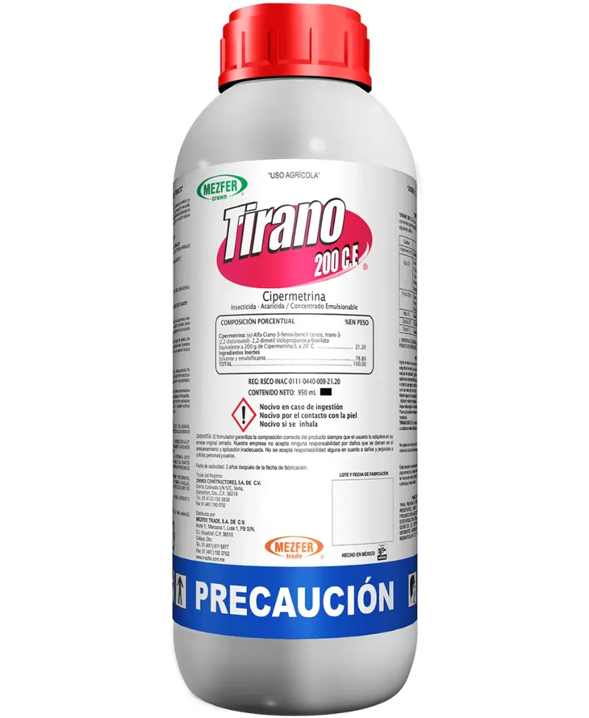 TIRANO 200 C.E (CIPERMETRINA) 1L