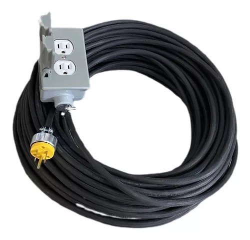 EXTENSION ELECTRICA DE USO RUDO 8M 2X16 AWG , VOLTEK .