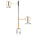 BIELDO HIELMO PARA PAJA 5 DIENTES MANGO 48