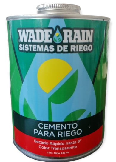 PEGAMENTO WADE RAIN TRANSPARENTE ETIQUETA VERDE 474ML [CEMENTO]