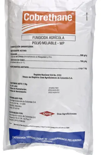 [GRIS] COBRETHANE WP (MANCOZEB + OXICLORURO DE COBRE ) 1KG