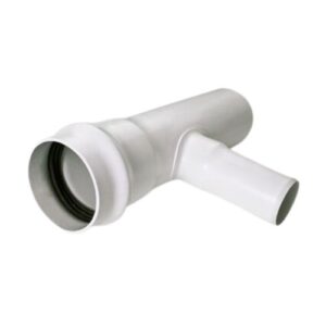 [TEE-100LIGA] TEE 100MM CON CAMPANA (LIGA)