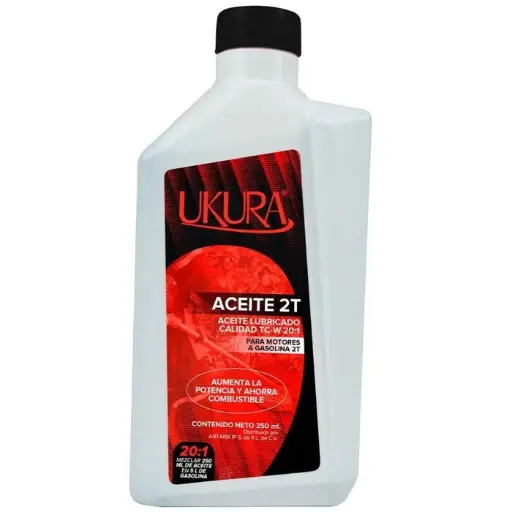 UKURA 250ML ACEITE P/MOTOR 2 TIEMPOS