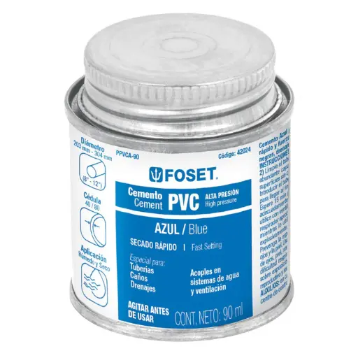 [PPVCA-90] PEGAMENTO OATEY 90 mL 8 AZUL [CEMENTO] 90ml FOSET