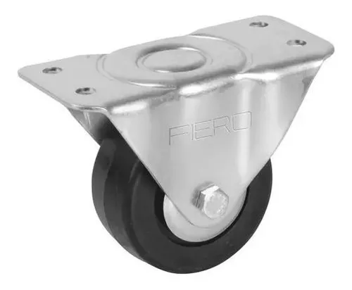 [RO-1211] RODAJA HULE 2-1/2, PLACA GIRATORIA CON BUJE , CARGA 60 KG
