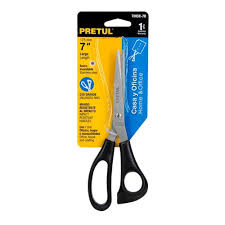 [TINOX-7R] TIJERA 7"DE ACERO INOXIDABLE PARA CASA Y OFICINA