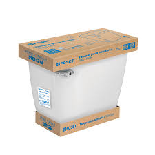 [835] TANQUE BAJO CERAMICO CON ACCESORIOS , BLANCO , FOSET (MUBA-30B)
