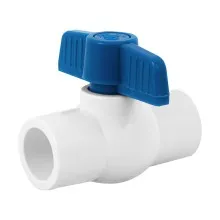 [420] VALVULA 6 PLASTICO PALANCA AZUL