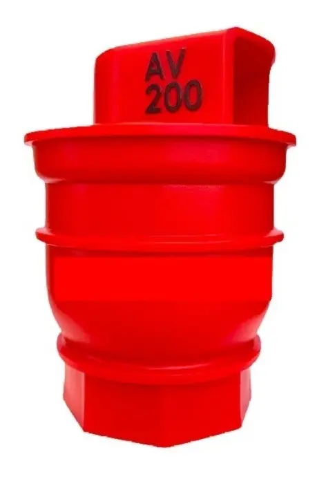 [EXP-2-ROJ] VALVULA DE EXPULSION DE AIRE DE 2 PULGADAS PLASTICO ROJO