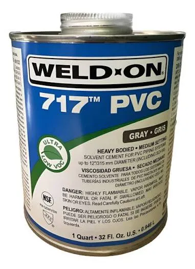PEGAMENTO WELD ON (237ML) 717 GRIS