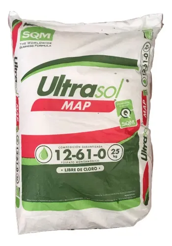 MAP 12-62 FOSFATO MONOAMONICO 12 62 SOLUBLE SACO 25KG