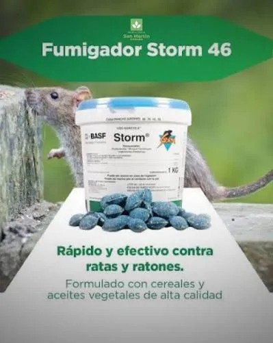 STORM FLOCOUMAFEN 100G VENENO PARA RATAS